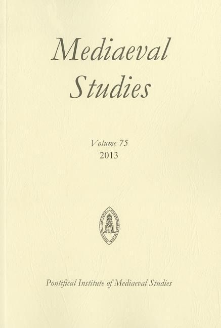 Produktbild: Mediaeval Studies 75 (2013)