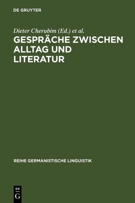 Produktbild: Gespr&auml;che zwischen Alltag und Literatur