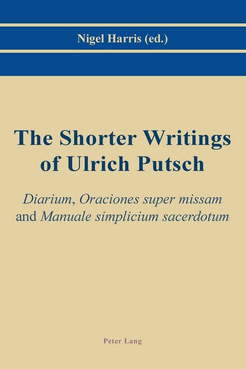 Produktbild: The Shorter Writings of Ulrich Putsch