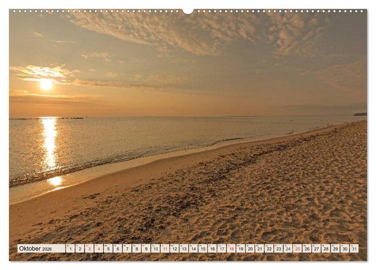Produktbild: Urlaubsparadies R&uuml;gen (hochwertiger Premium Wandkalender 2026 DIN A2 quer), Kunstdruck in Hochglanz