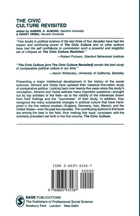 Produktbild: The Civic Culture Revisited