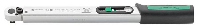Produktbild: Stahlwille 721/5 QUICK 50204005 Drehmomentschl&uuml;ssel kalibriert (ISO) 6 - 50 Nm