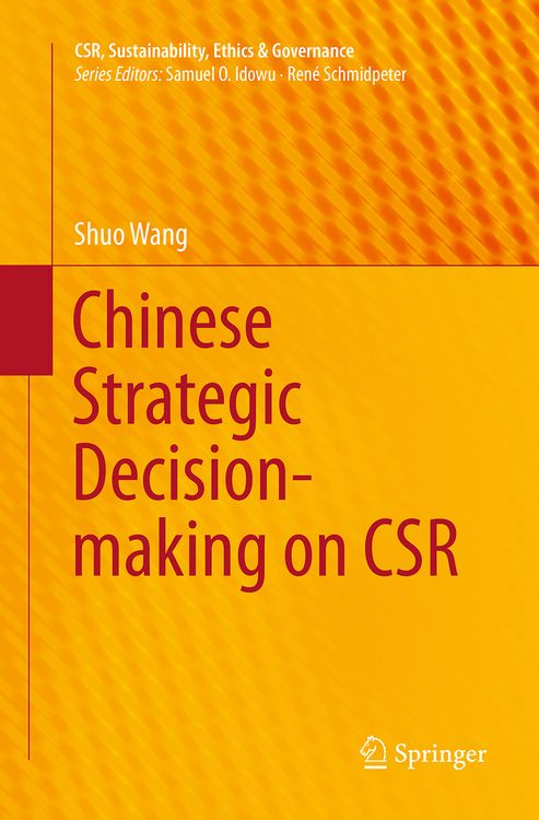 Produktbild: Chinese Strategic Decision-making on CSR