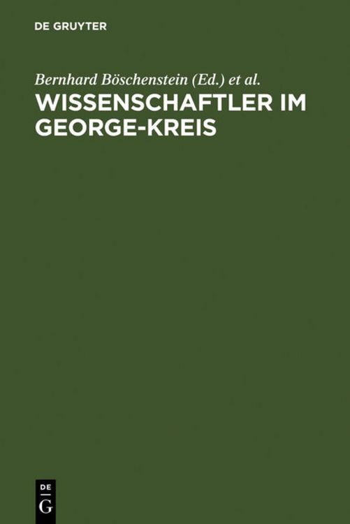 Produktbild: Wissenschaftler im George-Kreis