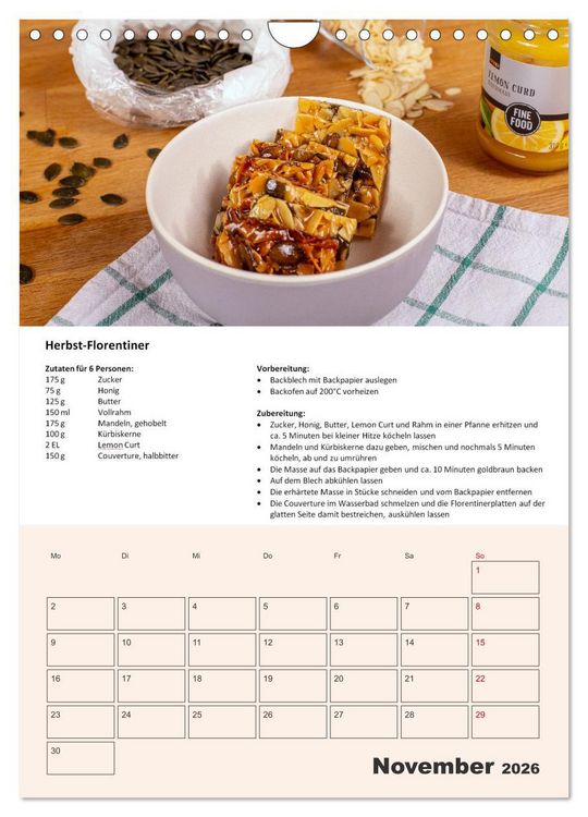 Produktbild: Der tolle Rezeptkalender (Wandkalender 2026 DIN A4 hoch), CALVENDO Monatskalender
