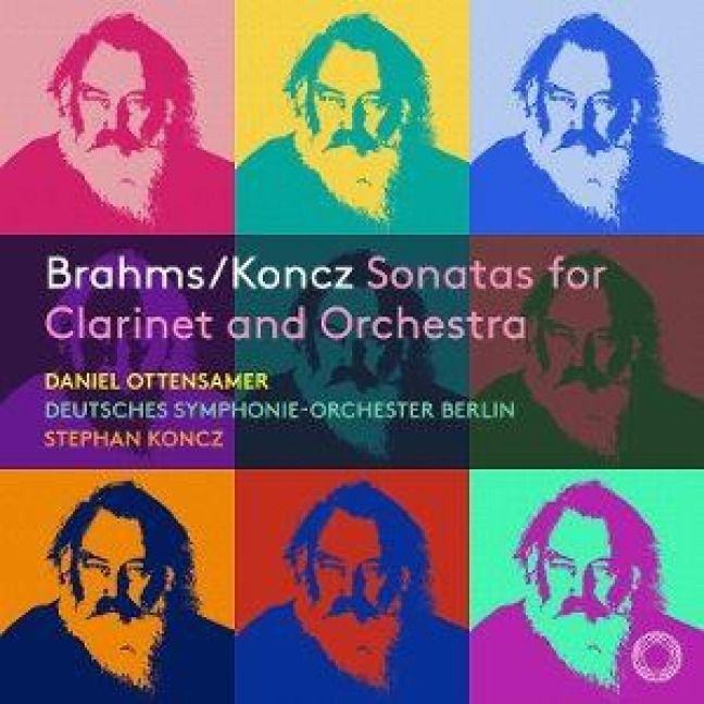 Produktbild: Brahms/Koncz: Sonaten f&uuml;r Klarinette und Orchester
