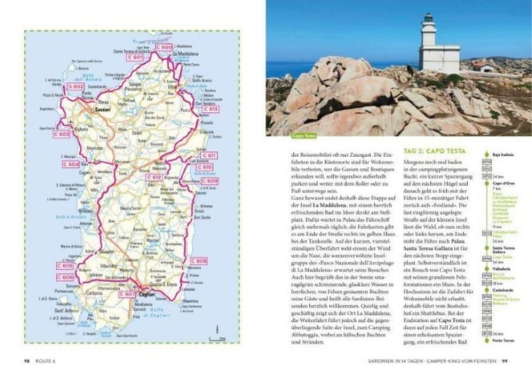 Produktbild: Sardinien mit dem Wohnmobil Die sch&ouml;nsten Routen von Sassari bis Cagliari
