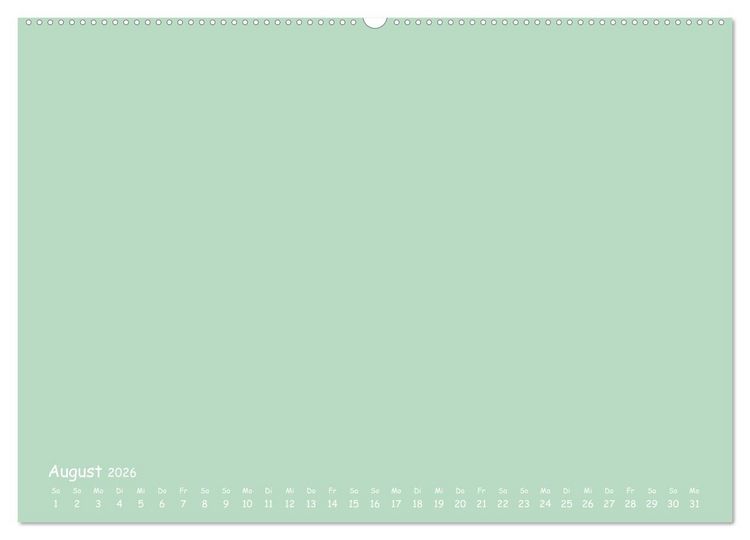 Produktbild: Regenbogen Kinder Bastelkalender - Zum Selbstgestalten - DIY Kreativ-Kalender (Wandkalender 2026 DIN A2 quer), CALVENDO Monatskalender