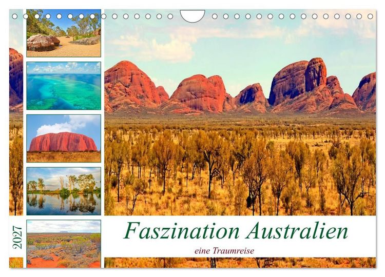 Produktbild: Faszination Australien - eine Traumreise (Wandkalender 2027 DIN A4 quer), CALVENDO Monatskalender