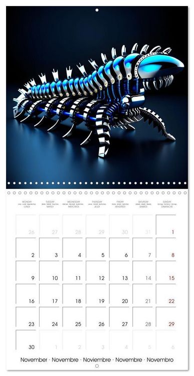 Produktbild: Mechanical Insects (Wall Calendar 2026 12 &times; 12 Inch) CALVENDO 12 Month Wall Calendar