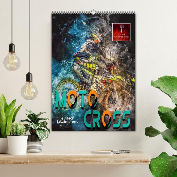 Produktbild: Motocross - einfach faszinierend (Wandkalender 2026 DIN A2 hoch), CALVENDO Monatskalender