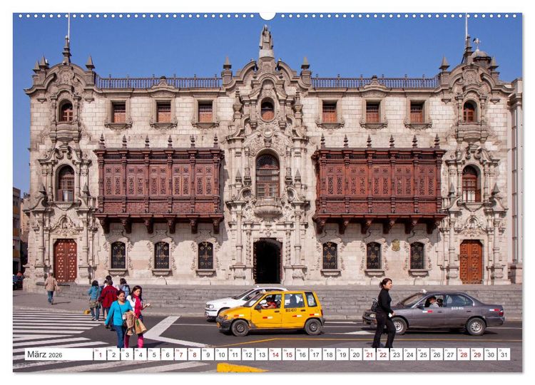 Produktbild: Vielf&auml;ltiges Peru (Wandkalender 2026 DIN A2 quer), CALVENDO Monatskalender