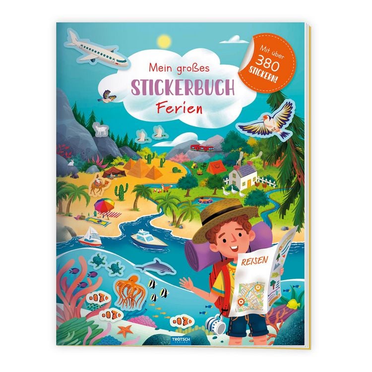 Produktbild: Tr&ouml;tsch Stickerbuch Mein gro&szlig;es Stickerbuch Ferien