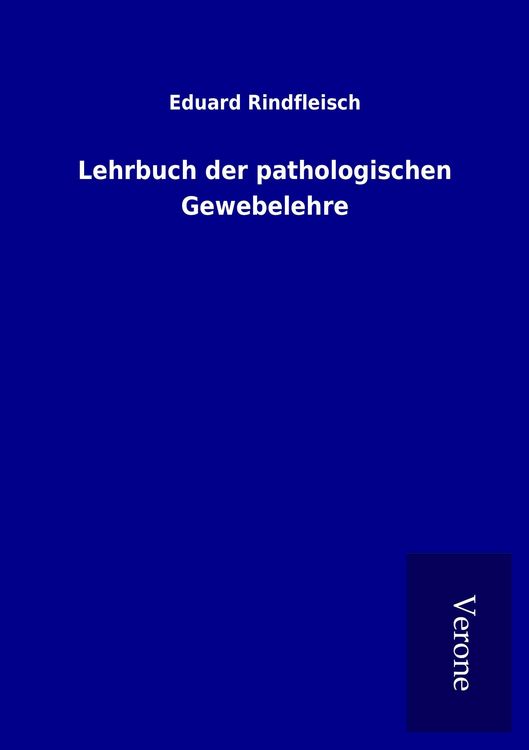 Produktbild: Lehrbuch der pathologischen Gewebelehre
