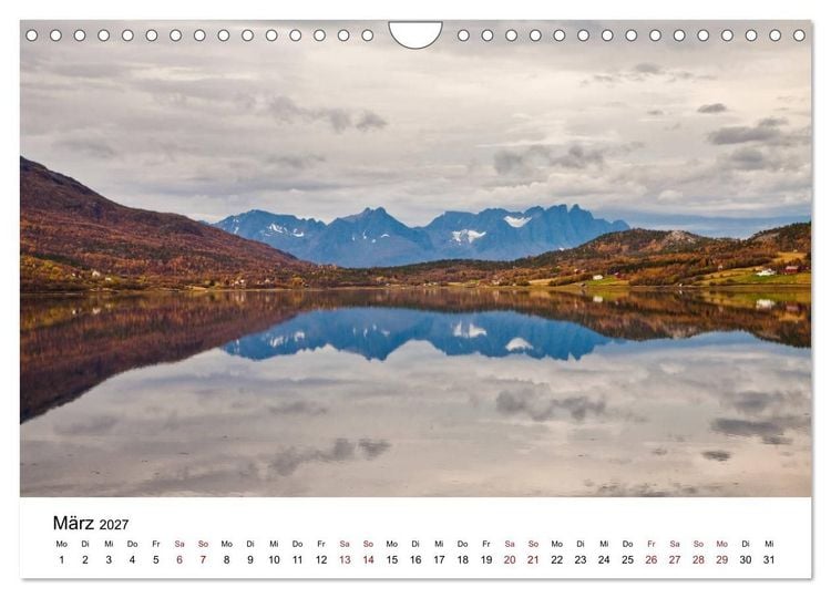 Produktbild: Skandinavien - Hoch im Norden (Wandkalender 2027 DIN A4 quer), CALVENDO Monatskalender