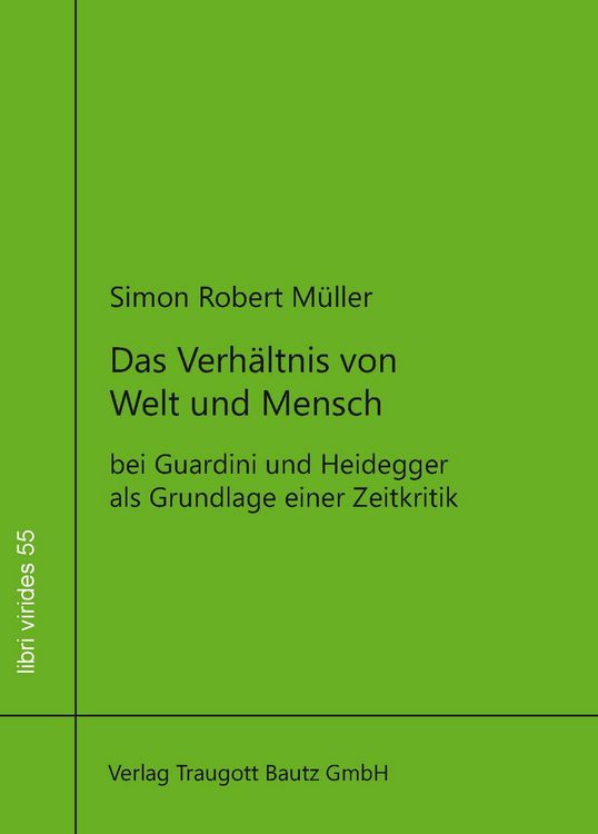 Produktbild: Das Verh&auml;ltnis von Welt und Mensch
