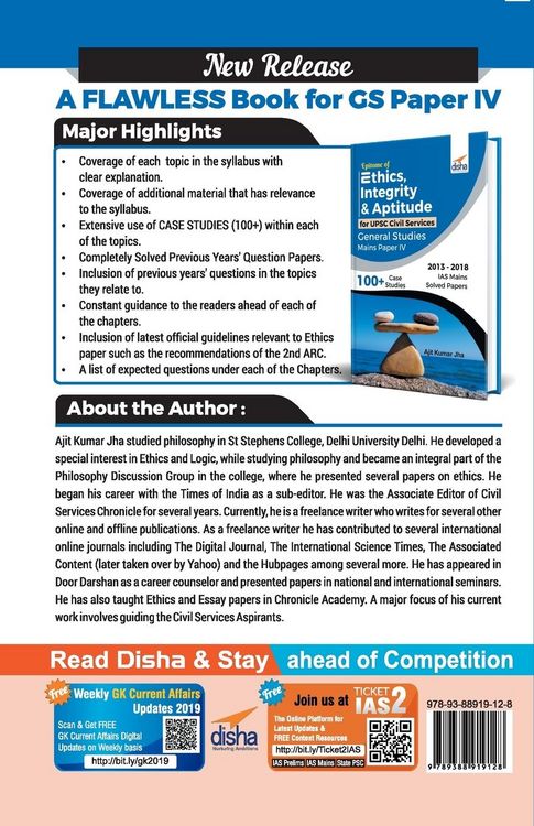 Produktbild: Epitome of Ethics, Integrity & Aptitude for UPSC Civil Services General Studies Mains Paper IV