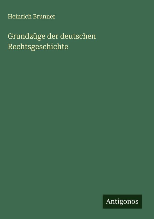 Produktbild: Grundz&uuml;ge der deutschen Rechtsgeschichte