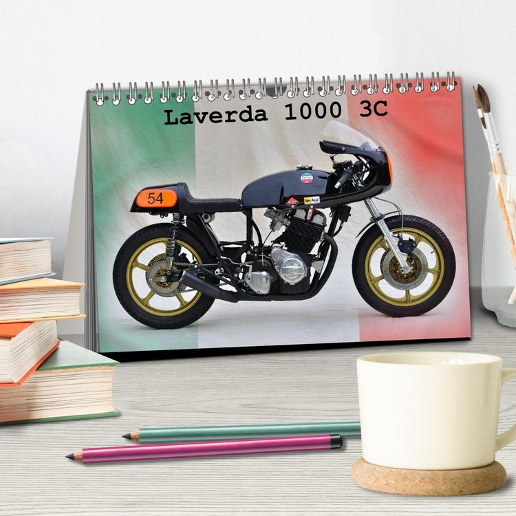 Produktbild: Laverda 1000 3C (Tischkalender 2026 DIN A5 quer), CALVENDO Monatskalender