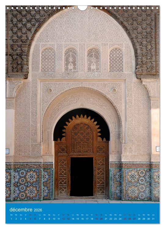 Produktbild: Portes Orientales (Calendrier mural 2026 DIN A3 horizontal), CALVENDO calendrier mensuel