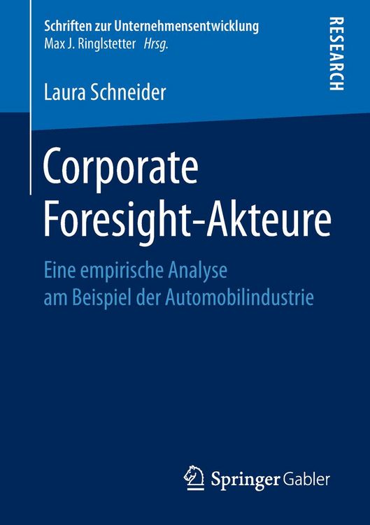 Produktbild: Corporate Foresight-Akteure