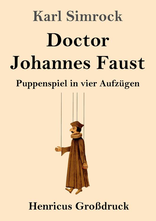 Produktbild: Doctor Johannes Faust (Gro&szlig;druck)