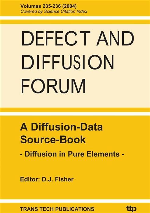 Produktbild: A Diffusion-Data Source-Book: Diffusion in Pure Elements