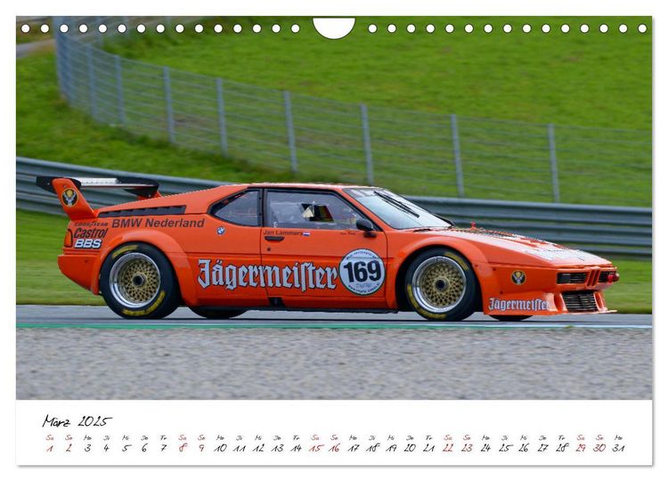 Produktbild: BMW M1 Procar (Wandkalender 2025 DIN A4 quer), CALVENDO Monatskalender