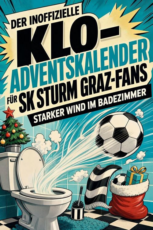 Produktbild: Der inoffizielle Klo-Adventskalender f&uuml;r SK Sturm Graz-Fans