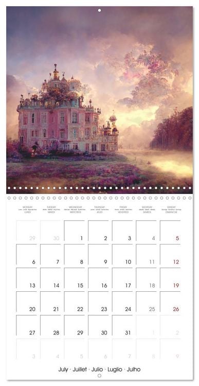 Produktbild: Rococo rooms (Wall Calendar 2026 12 &times; 12 Inch) CALVENDO 12 Month Wall Calendar