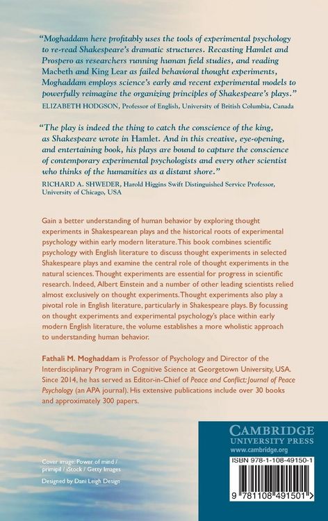 Produktbild: Shakespeare and the Experimental Psychologist