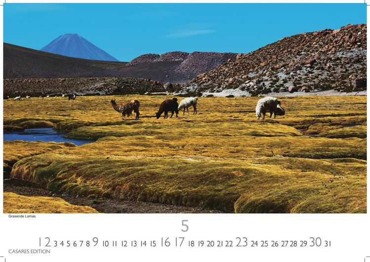 Produktbild: Chile Kalender 2027 &ndash; Wandkalender | Fotokalender S&uuml;damerika 35x50cm &ndash; Spektakul&auml;re Landschaften von Atacama bis Patagonien, perfekt als Geschenk & Wanddeko