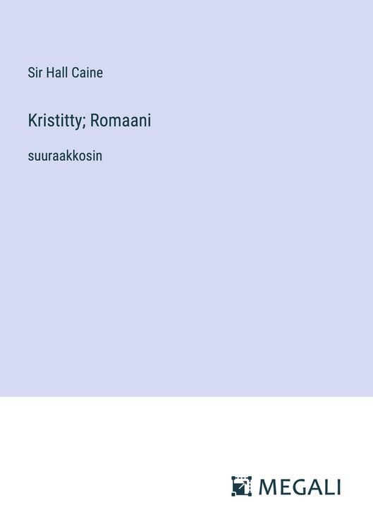 Produktbild: Kristitty; Romaani