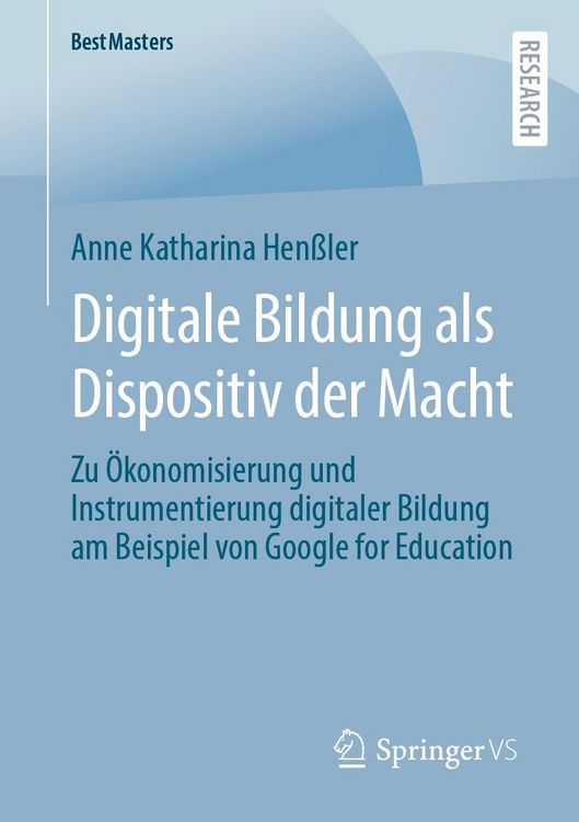 Produktbild: Digitale Bildung als Dispositiv der Macht