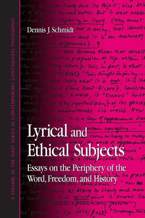 Produktbild: Lyrical and Ethical Subjects