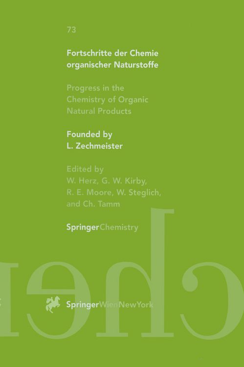 Produktbild: Fortschritte der Chemie organischer Naturstoffe / Progress in the Chemistry of Organic Natural Products