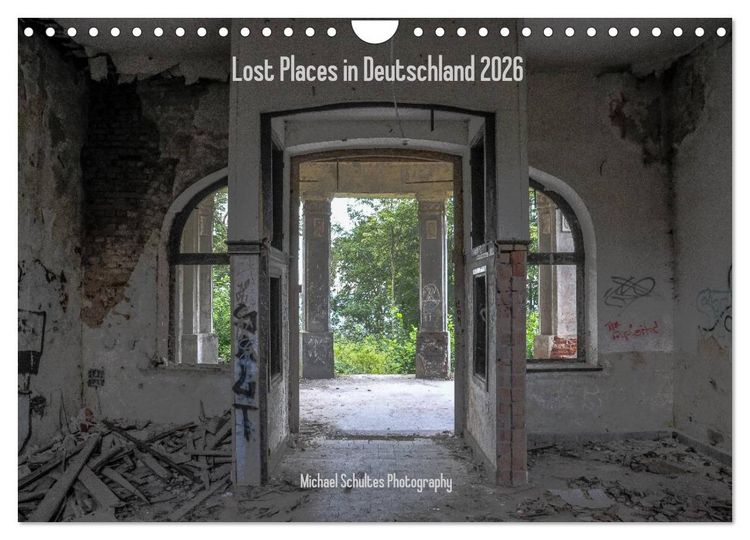Produktbild: Lost Places in Deutschland 2026 (Wandkalender 2026 DIN A4 quer), CALVENDO Monatskalender
