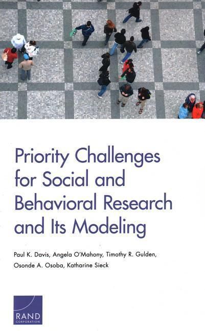 Produktbild: Davis, P: Priority Challenges for Social and Behavioral Rese