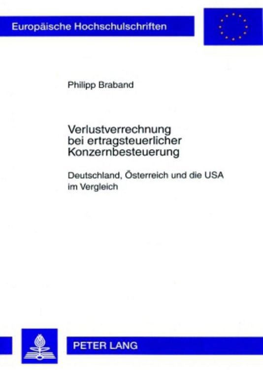 Produktbild: Verlustverrechnung bei ertragsteuerlicher Konzernbesteuerung