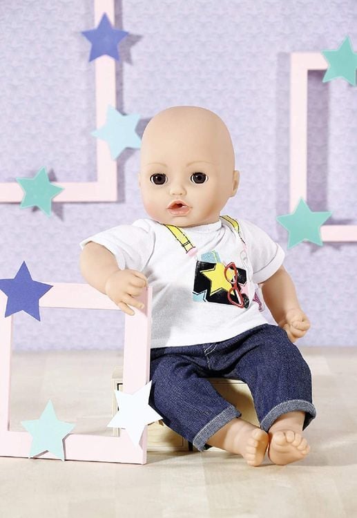 Produktbild: Dolly Moda Jeanshose+Shirt Sterne 43