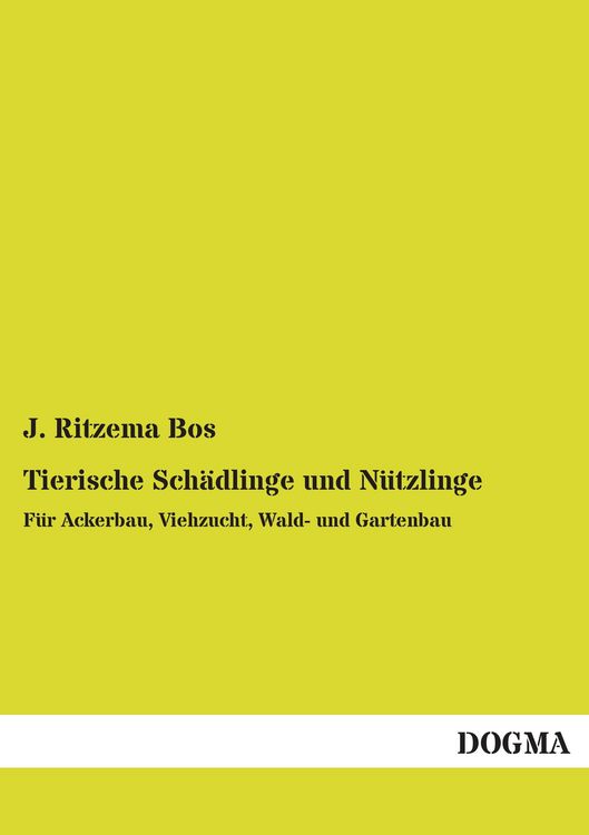 Produktbild: Tierische Sch&auml;dlinge und N&uuml;tzlinge