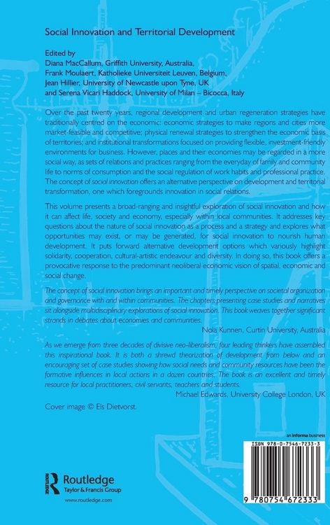 Produktbild: Social Innovation and Territorial Development