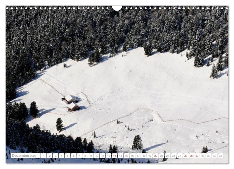 Produktbild: Bekannte und unbekannte Wanderziele in S&uuml;dtirol (Wandkalender 2026 DIN A3 quer), CALVENDO Monatskalender