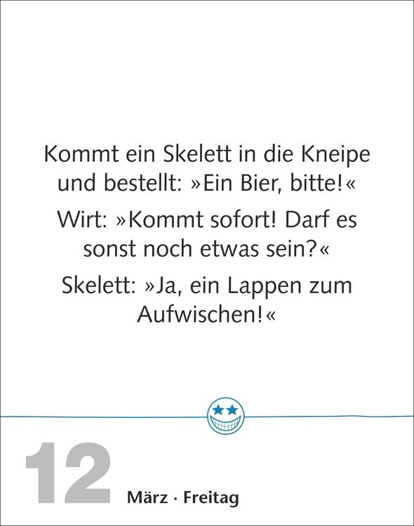 Produktbild: Beste Witze Tagesabrei&szlig;kalender 2027