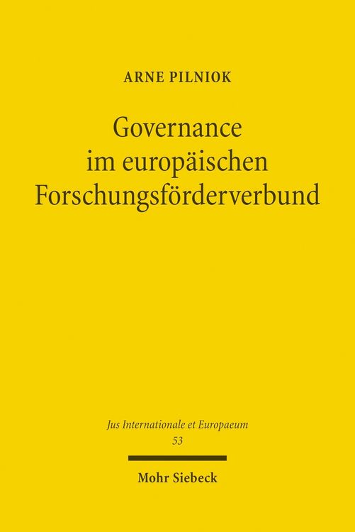 Produktbild: Governance im europ&auml;ischen Forschungsf&ouml;rderverbund