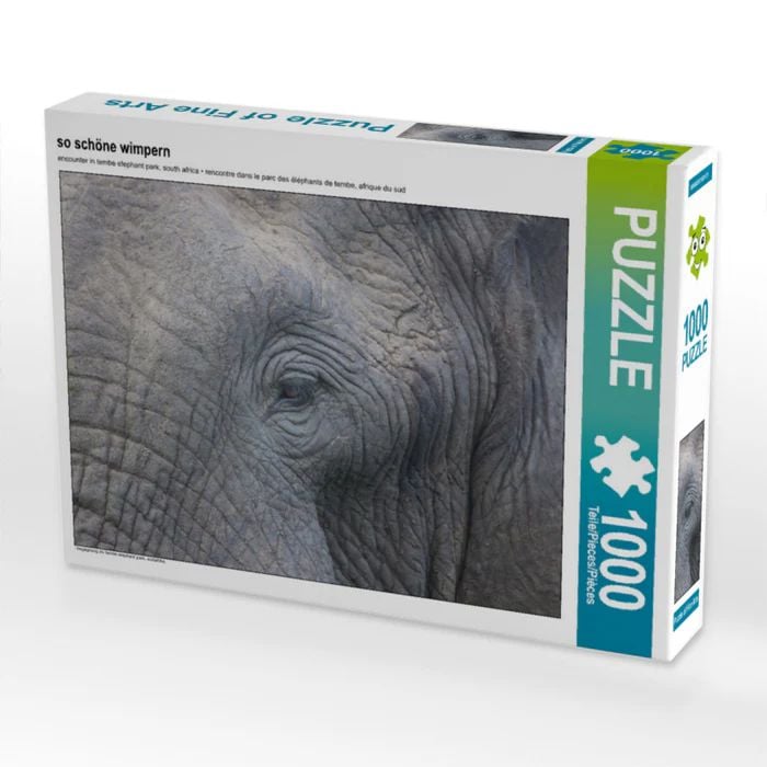 Produktbild: CALVENDO Puzzle begegnung im tembe elephant park, s&uuml;dafrika | 1000 Teile Lege-Gr&ouml;&szlig;e 64x48cm Foto-Puzzle f&uuml;r gl&uuml;ckliche Stunden