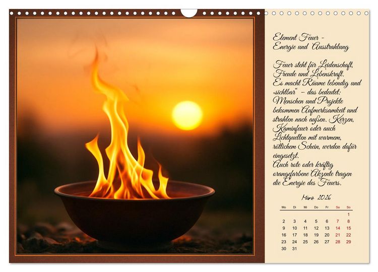 Produktbild: Feng Shui - Symbole f&uuml;r die Harmonie des Qi (Wandkalender 2026 DIN A3 quer), CALVENDO Monatskalender