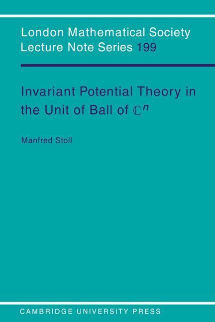 Produktbild: Invariant Potential Theory in the Unit Ball of Cn