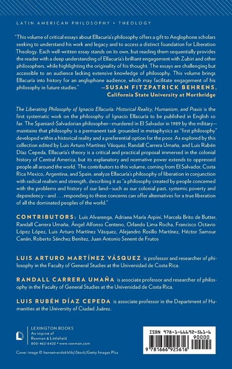 Produktbild: Liberating Philosophy of Ignacio Ellacur&iacute;a