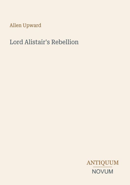 Produktbild: Lord Alistair's Rebellion